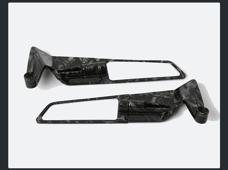 Cross-Border Motorcycle Small Fixed Wing Modification Accessories Reflector Adjustable Street Running Imitation Racing Aluminum Alloy Rearview Mirror