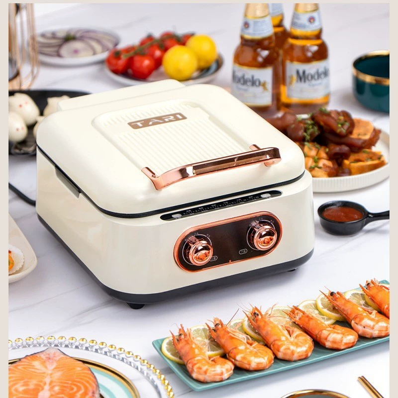 Cross-border detachable electric pancake pan with non-stick pan double-sided heating household pancake machine can split multi-function electric pancake pan