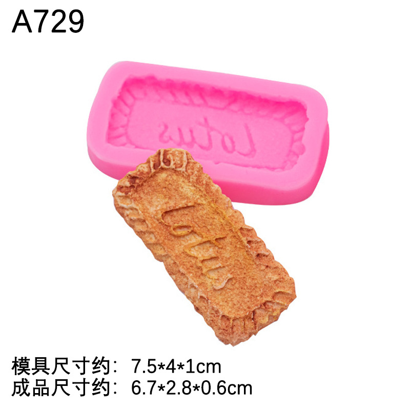 Cookie crema Lollipop molde de silicona epoxi arcilla cerámica suave DIY chocolate fondant