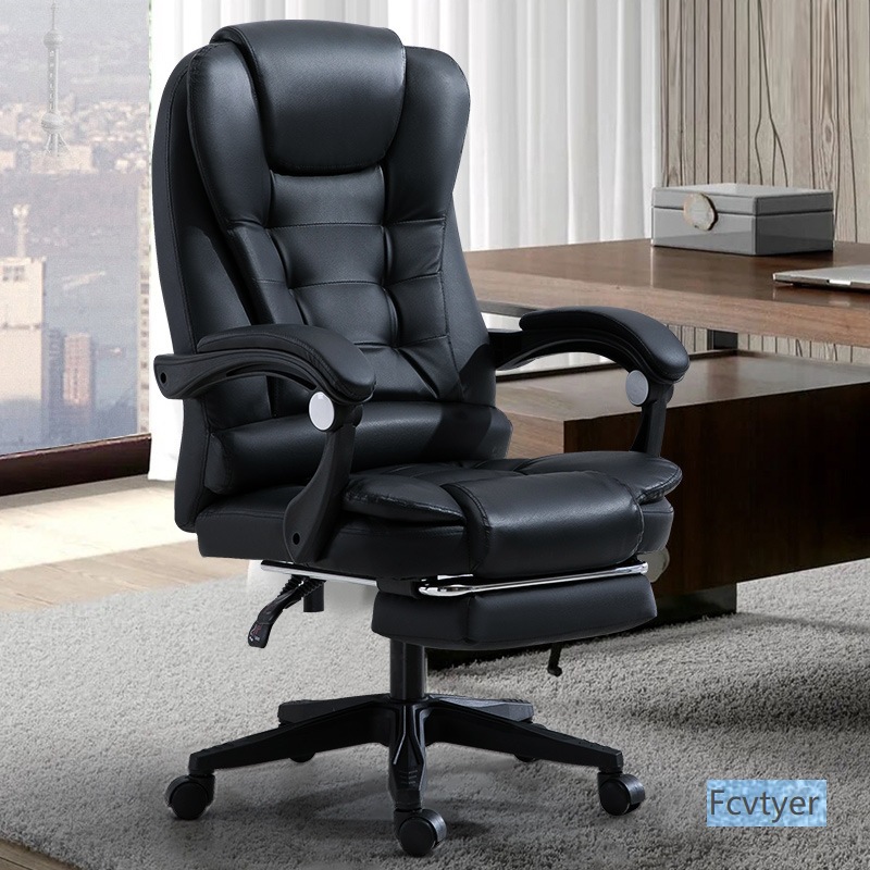 Zhuangyu Computer Chair Home Massage Footrest Lift Swivel Chair Executive Chair Conference Chair Boss Chair Office Chair