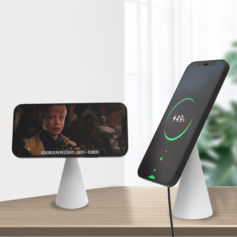 手机无线充电支架桌面懒人支架便携多功能通用型看电视支架批发
