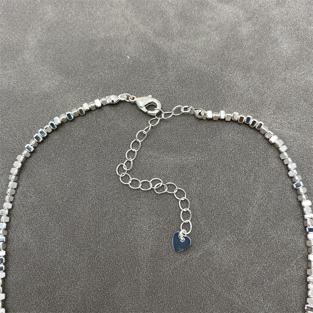 Kupfer Lässig Einfacher Stil Perlen Perle Geometrisch Armbänder Halskette display picture 8