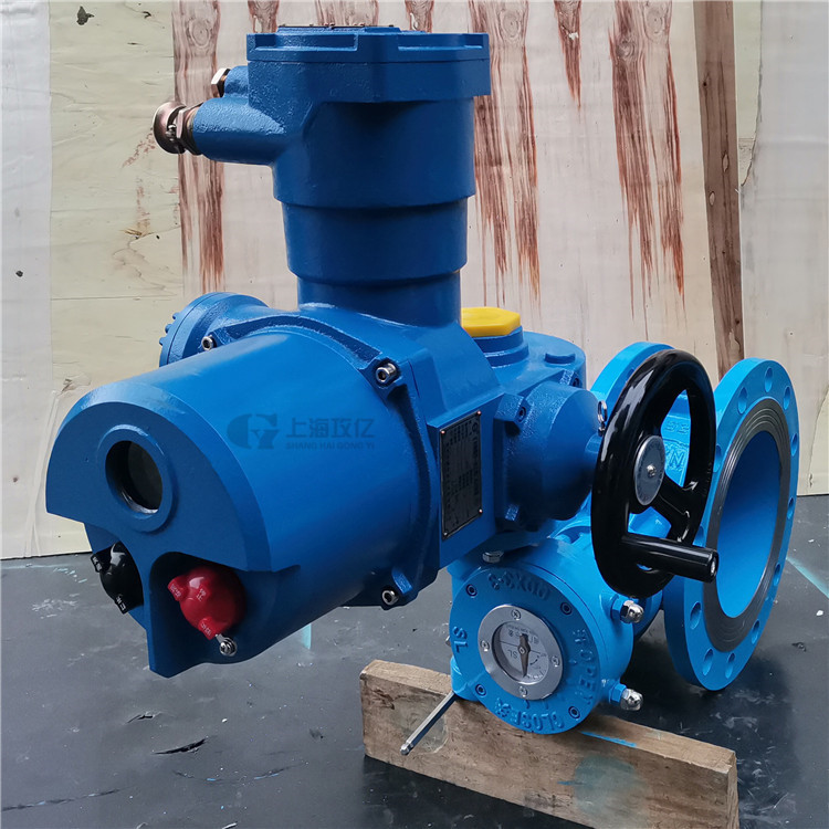 WSD94F-25矿用一体式电动瓦斯专用阀DN450 瓦斯管道电动蝶阀