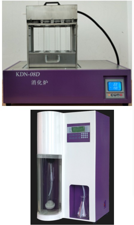 Z定氮仪+8孔消化炉/凯氏定氮仪 型号:ATN-300+KDN-08D库号M366078