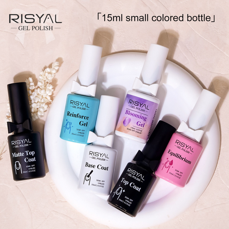 Manicure Functional Glue Series Top Coat Smudged Glue Base Coat Frosted Seal Layer Cross-Border Nail Polish Glue Function