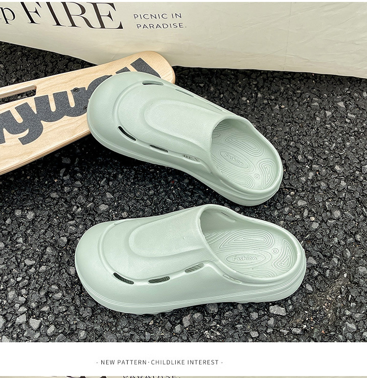 Chef Shoes Closed Toe Solid Color Comfortable Indoor Slip-ons_voghion.com