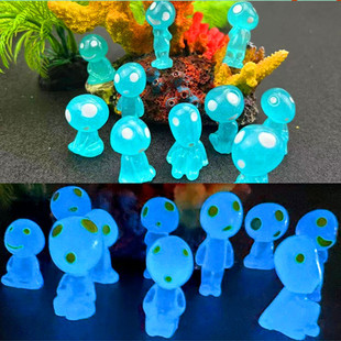Cross-border New Luminous Luminous Doll Ornaments Tree Elf Creative Doll Micro-landscape Fluorescent Ghost Princess A6
