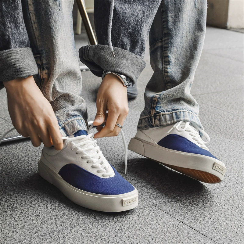 Мужская обувь повседневная обувь 2025 летний новый низкий бан холст повседневная нишевые туфли высокая улица обувь молодежная мужская обувь оптом