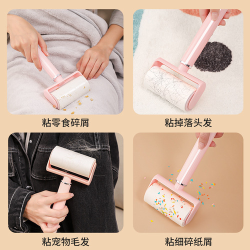 【Dropshipping】Hair Roller Hair Scraper Removable Tape Roll Clothes Dust Remover Hair Removal Gadget