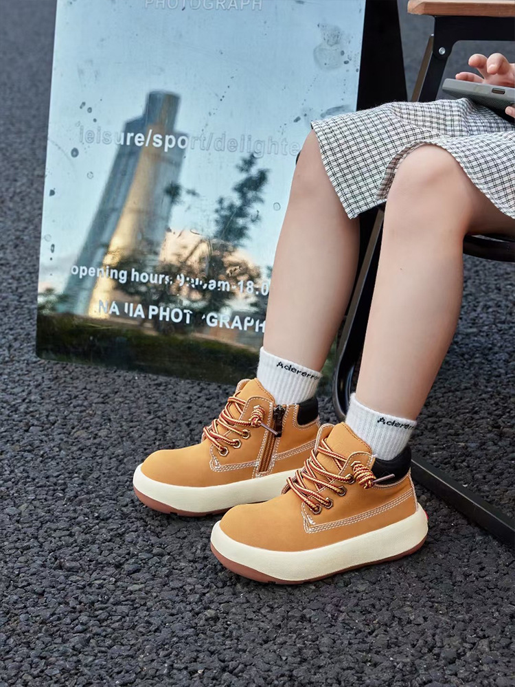 Kinderschuhe Im Martin Look Jungen Und Mädchen Weiche Sohle_voghion.com