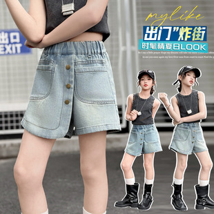 牛仔短裤女童