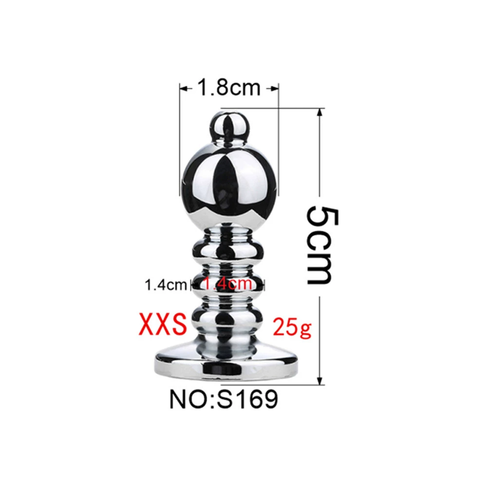 Detachable Anal Plug Heads, Silicone & Metal Options, Multiple Shapes and Sizes
