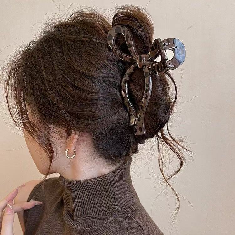 Dark leopard print large size