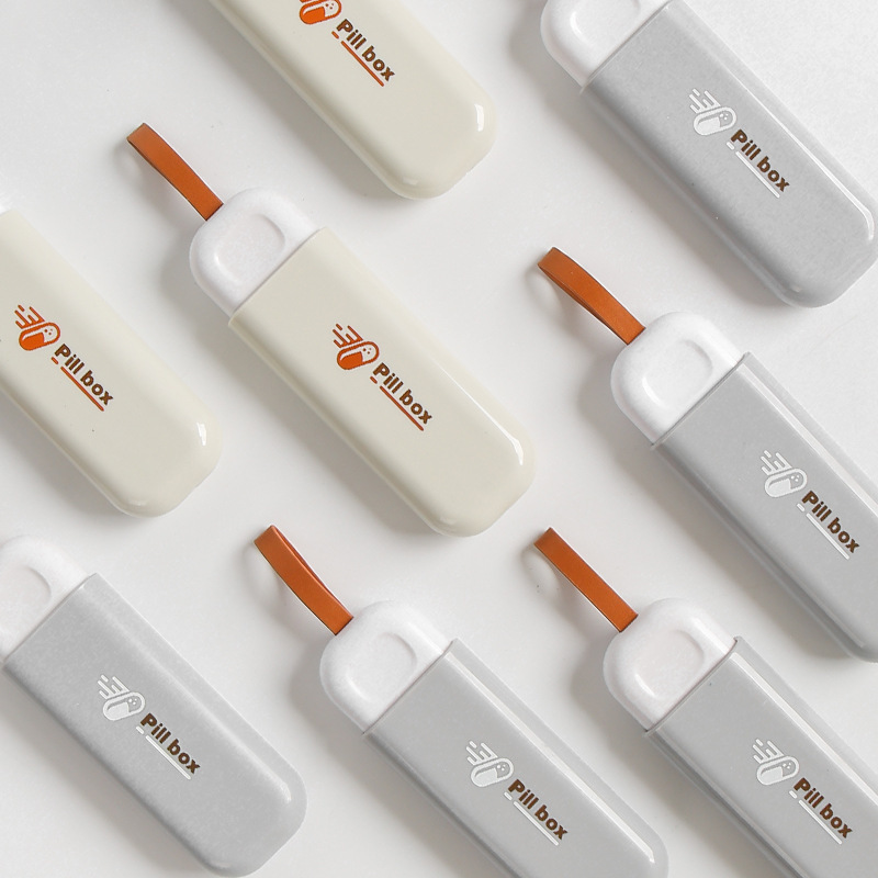 Nuevo hogar portátil pequeña caja de la medicina un día de embalaje caja de la medicina ancianos llevar caja de la medicina mini tableta caja de embalaje