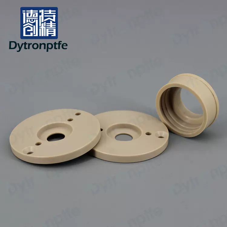 德创 定制PEEK垫片 peek支撑环 本色PEEK加工件非标塑料制品