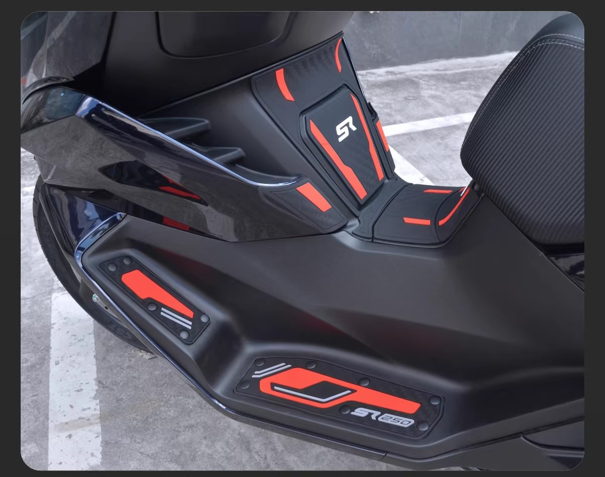 Suitable for Wuji Sr250Gt Latex Fuel Tank Sticker, Body Protection Sticker, Fishbone Waterproof Sticker, Film Modification Accessories