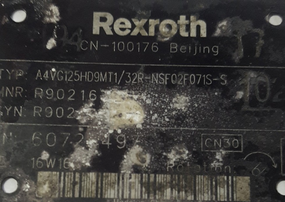 力士乐A4VG 125串71补油泵齿轮泵