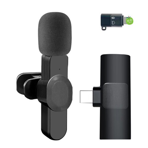 Dedicated wireless lavalier microphone, one-to-two radio, noise reduction, recording, lavalier mark, professional live broadcast microphone