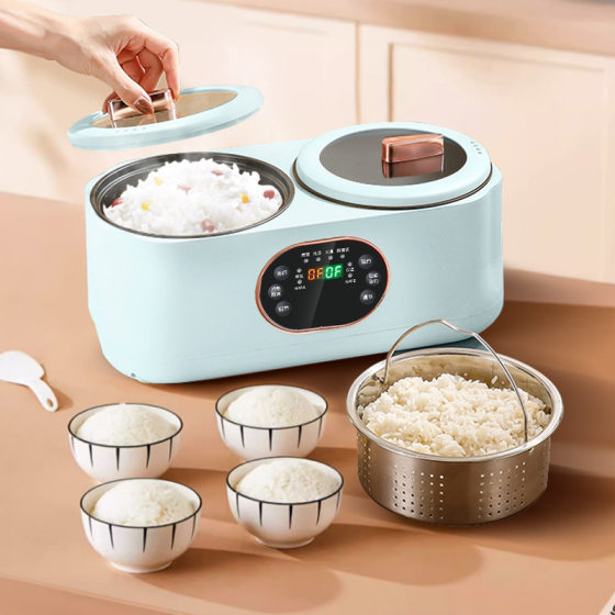 On behalf of the wholesale double bile rice cooker multifunctional mandarin duck rice cooker electric hot pot intelligent electric cooker video number supply