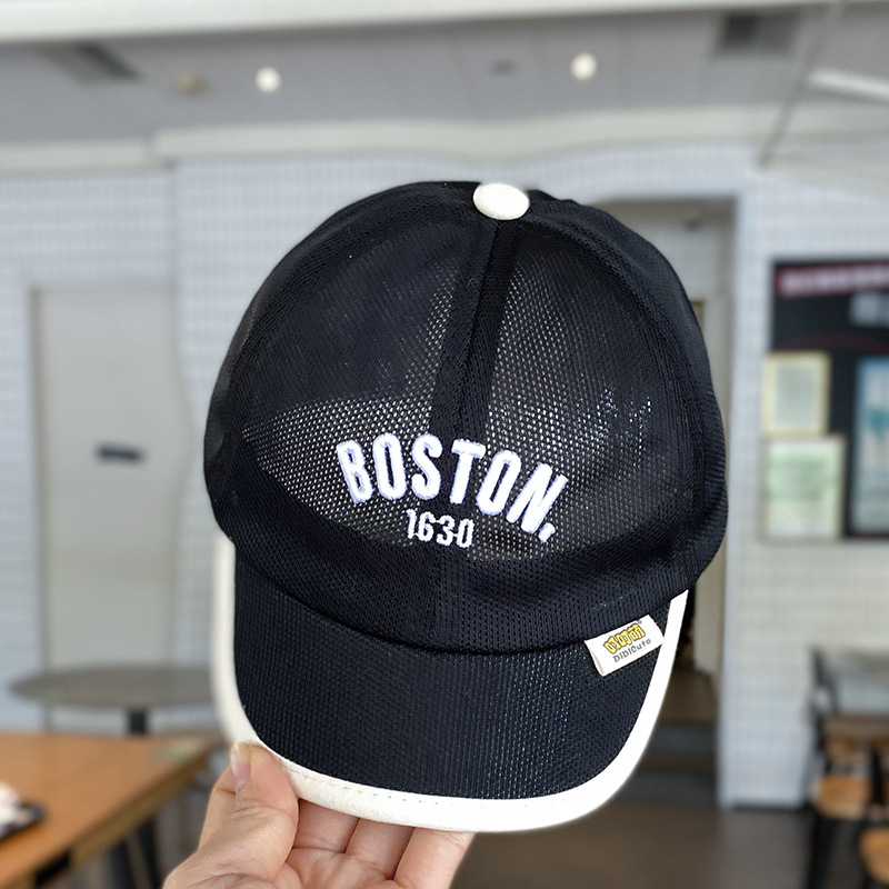 Sombrero de bebé verano malla fina transpirable niño lengua de pato japonesa gorra de béisbol verano viajes para niños sombreado verano