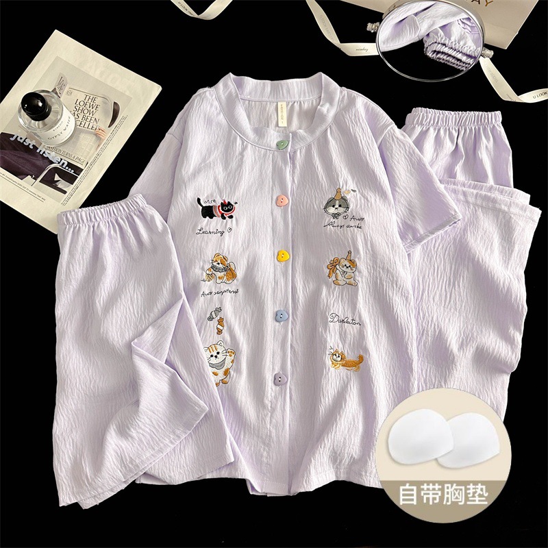 7301 traje de tres piezas morado