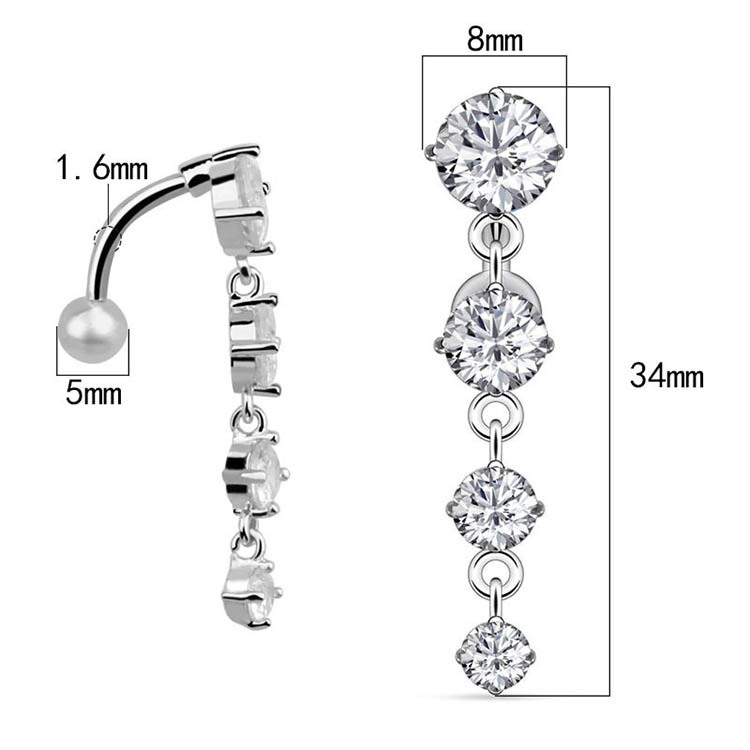Silver pointed spike labret stud material detail