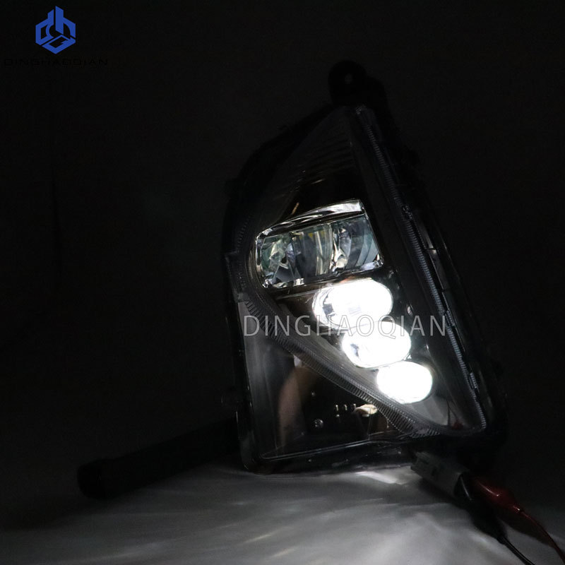 Suitable for Toyota Prius 16-18 LED fog lamp day running light Prius low upgrade high fog lamp kit