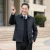 [新款翻领深灰色]