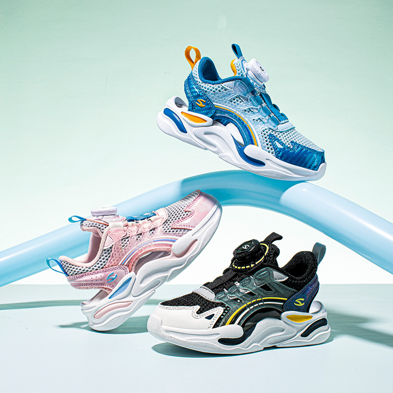 Hobibear Children's Shoes Summer Boys' Sports Shoes Breathable Single Mesh Frame Shoes Lightweight Girls' Cool Trendy Shoes Dropshipping