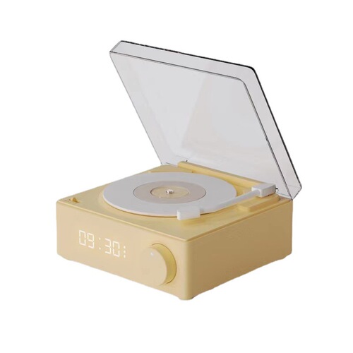 Creative vinyl record, retro Bluetooth speaker, portable audio subwoofer, smart Bluetooth alarm clock speaker, dropshipping