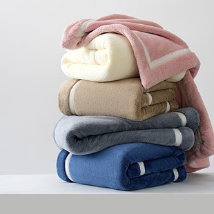 Coral Velvet Towel Type a Wholesale Antibacterial Bath Towel Is More Absorbent, Softer, Thicker and Larger Than Pure Cotton Bath Towel