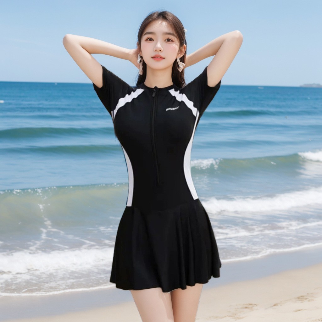 107061 흑백 반팔