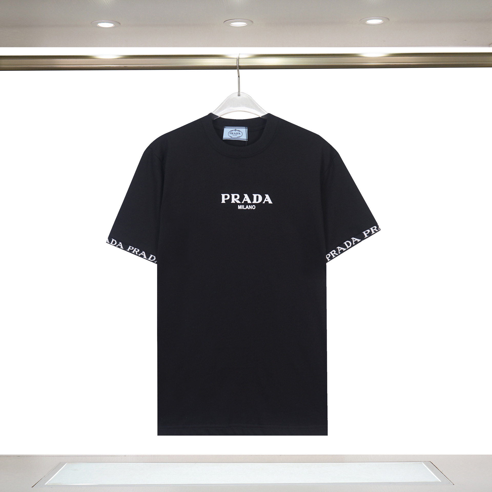 Moda transfronteriza Pujia pareja de manga corta tendencia de verano personalidad creativa color PRA letras impresas camiseta femenina