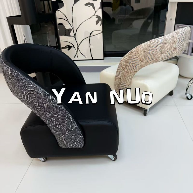 单人休闲溜溜沙发北欧轻奢现代小户型客厅家用异形溜溜凳换鞋凳子|undefined