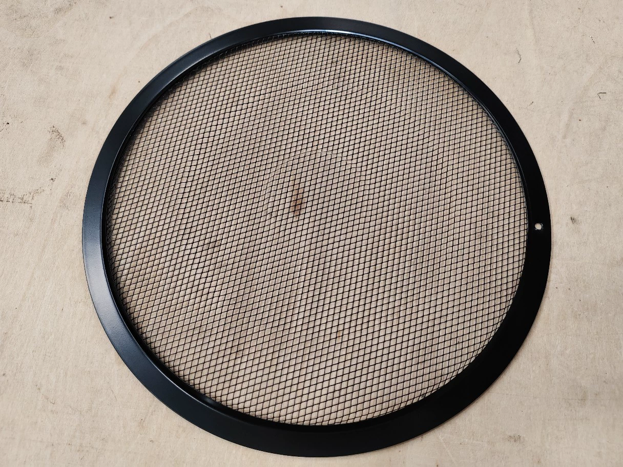Подходит для фильтра вытяжки Midea, круглая сетка диаметром 28, сетка с 1 отверстием под винт, черная ветрозащитная сетка