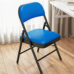 블루-블랙 프레임 [가죽 표면]