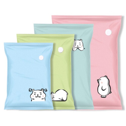 Household vacuum compression bag without air pump air compression bag quilt storage clothing travel moisture-proof air pump