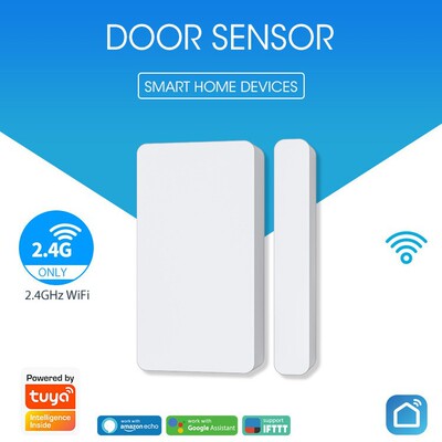 ZigbeeWiFiDoor&WindowSensor граффити двери и окна магнитный датчик сигнализации умная сигнализация