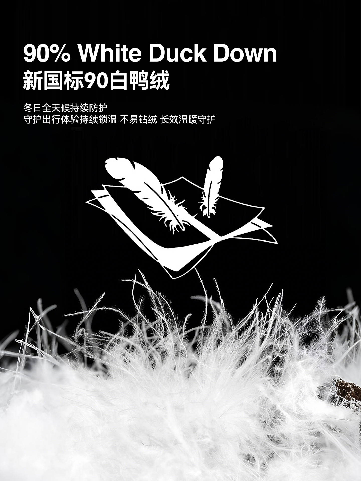 Jie Zhan Men's Clothing | 3m Water-Repellent Detachable down Jacket 25 Autumn and Winter New Street Fashion Warm Loose Jacket