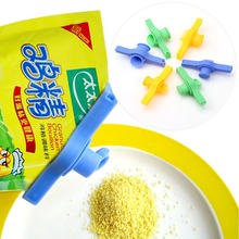 厨房食品调料封口夹鸡精密封夹白糖食盐味精出料嘴防潮保鲜
