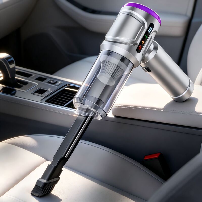 Car Vacuum Cleaner Wireless Charging Handheld Dual-Use for Car and Home Crevice Blowing and Suction Integrated Brushless Motor Car Vacuum Cleaner
