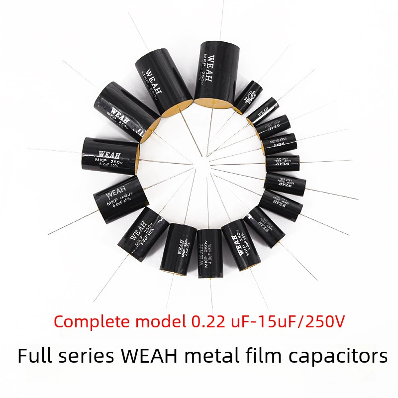 Factory direct selling Weah polylene metal membrane capacitance CBB medium audio speaker 250V10UF division frequency capacitance
