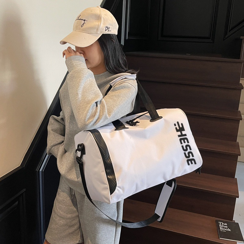 Short Trip Men's Large Capacity Women's Travel Hand Luggage Bag Dry Wet Separation Cycling Sports_voghion.com