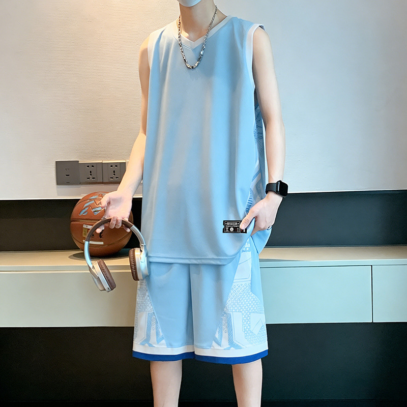 2026 New Basketball Uniform for Men, Loose Plus Size Sleeveless Vest Jersey Mesh Quick-Drying Shorts Set 2026 New Basketball Uniform for Men, Loose Plus Size Sleeveless Vest Jersey Mesh Quick-Drying Shorts Set