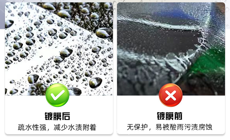 Car Wash Shop Water Repellent, Water Remover, Glazing Coating Agent, Paint Waterproof Concentrated Wax, Car Wash Bright Water Wax, Anti-Fouling Dust