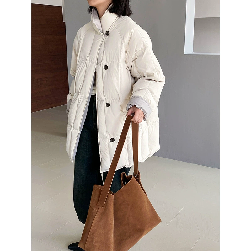 Цзян Цзо "Двусторонняя теплая B подготовка" ~ Богиня носит пуховик с обеих сторон