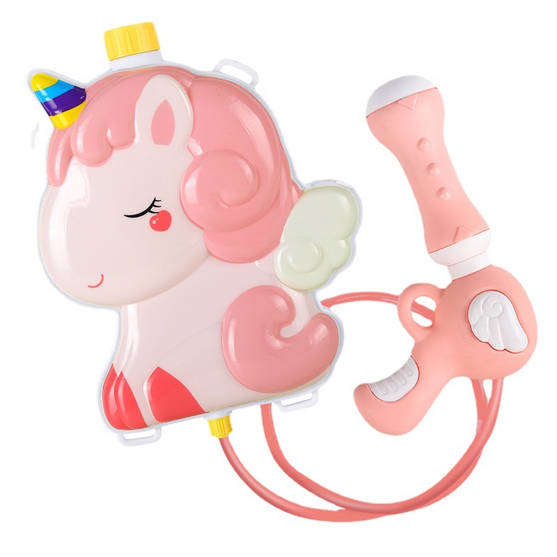 Mochila para niños pistola de agua juguete estilo de extracción playa agua puestos de verano pistola de chorro de agua eléctrica al por mayor