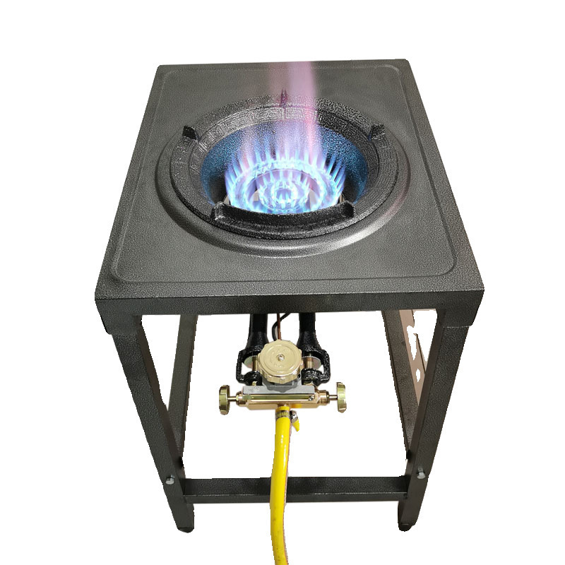 Estufa de fuego feroz Estufa de rejilla de gas natural de gas licuado comercial Estufa individual de gas Estufa de ahorro de energía doméstica de alta presión para restaurantes