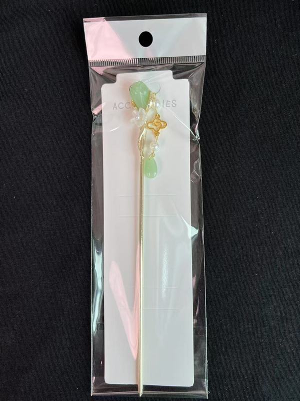 清冷感合金流苏发簪女高级感簪子复古气质发钗新中式古风汉服发饰|undefined