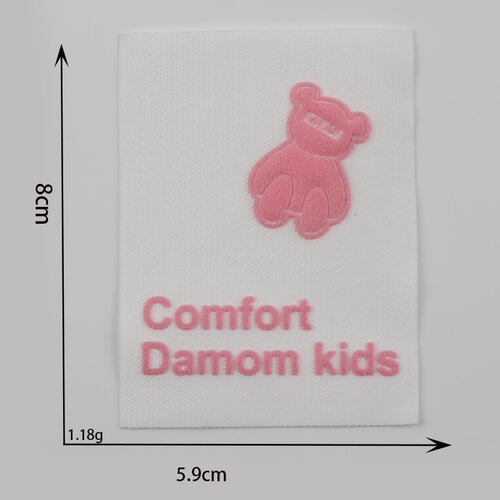 New three-dimensional printing technology cloth label clothing full moon gift blue handmade products luggage hat decoration matching cloth stickers